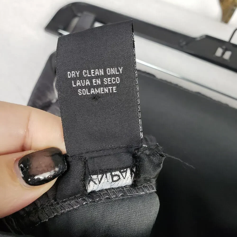 Alyn Paige Size 11/12 Strapless‎ Draped Bubble Dress Gray Satin Formal Rosette - Picture 7 of 7